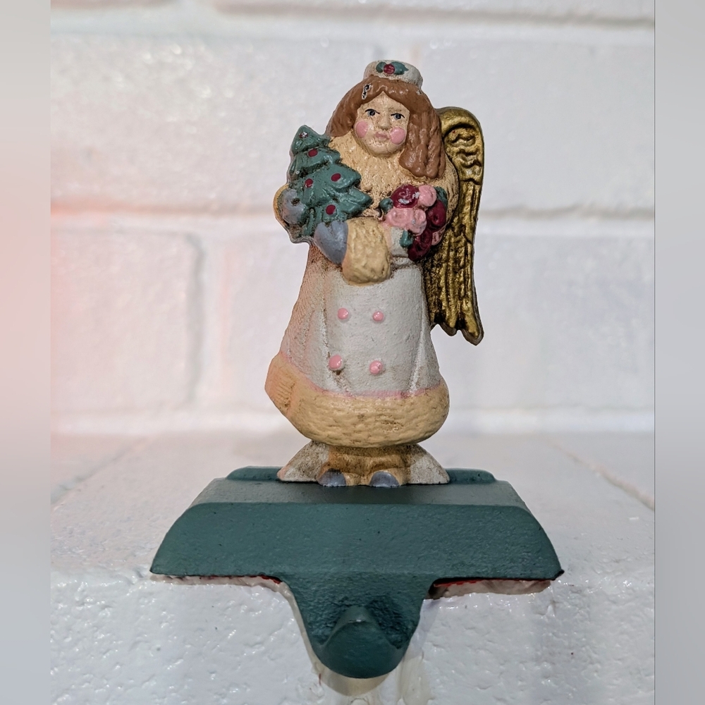 Vintage Victorian Angel Christmas Stocking Hanger Holder -Midwest  Cannon Falls